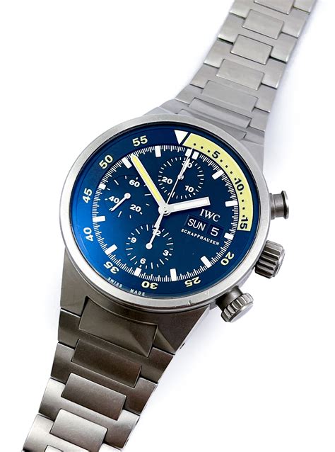 iwc aquatimer chrono automatic ref 3719|IWC aquatimer bracelets.